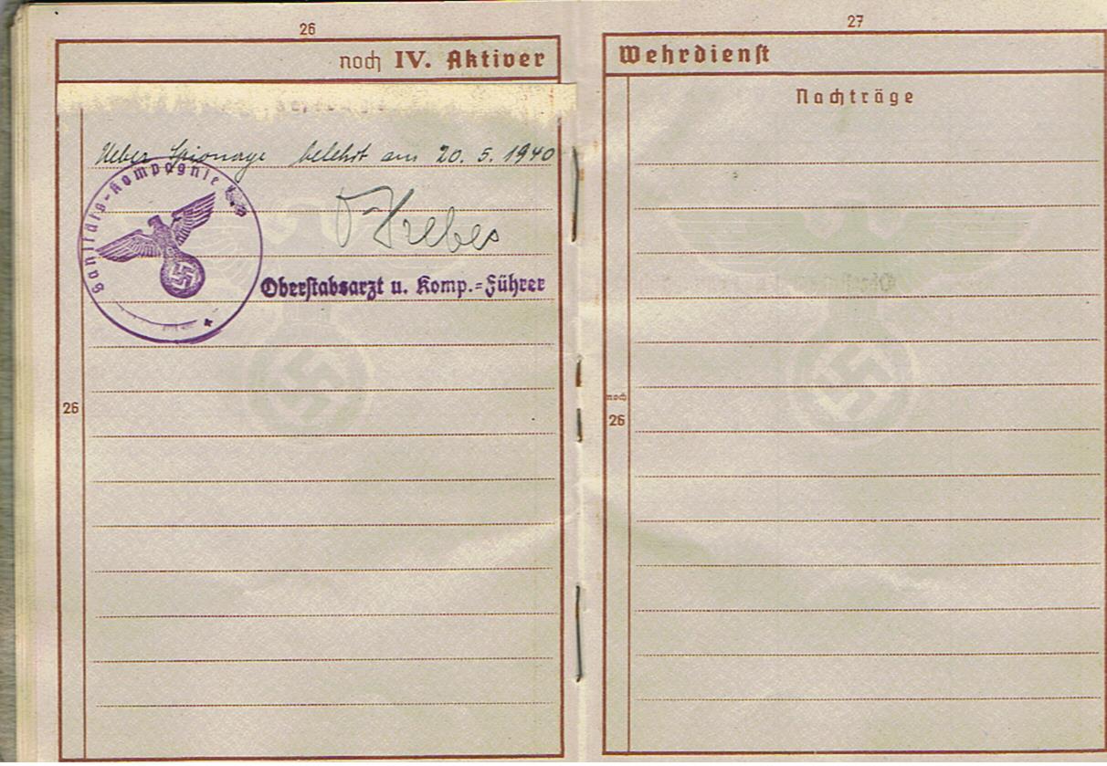 Group Unterarzt doctor 26.Infanterie-Division France military hospitals Germany - Image 16