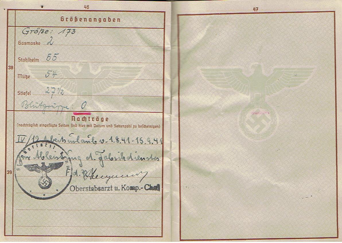 Group Unterarzt doctor 26.Infanterie-Division France military hospitals Germany - Image 19