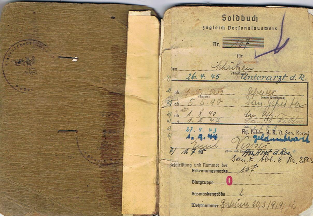 Group Unterarzt doctor 26.Infanterie-Division France military hospitals Germany - Image 21