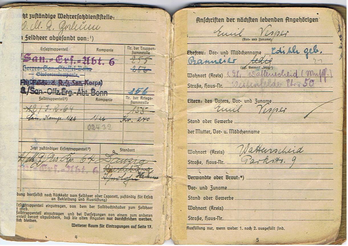Group Unterarzt doctor 26.Infanterie-Division France military hospitals Germany - Image 23