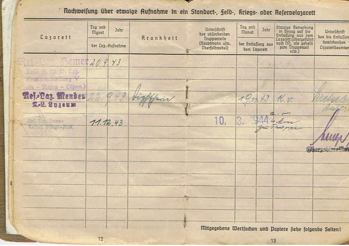 Group Unterarzt doctor 26.Infanterie-Division France military hospitals Germany - Image 26