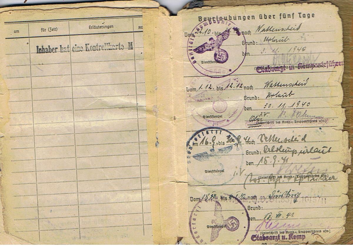 Group Unterarzt doctor 26.Infanterie-Division France military hospitals Germany - Image 31