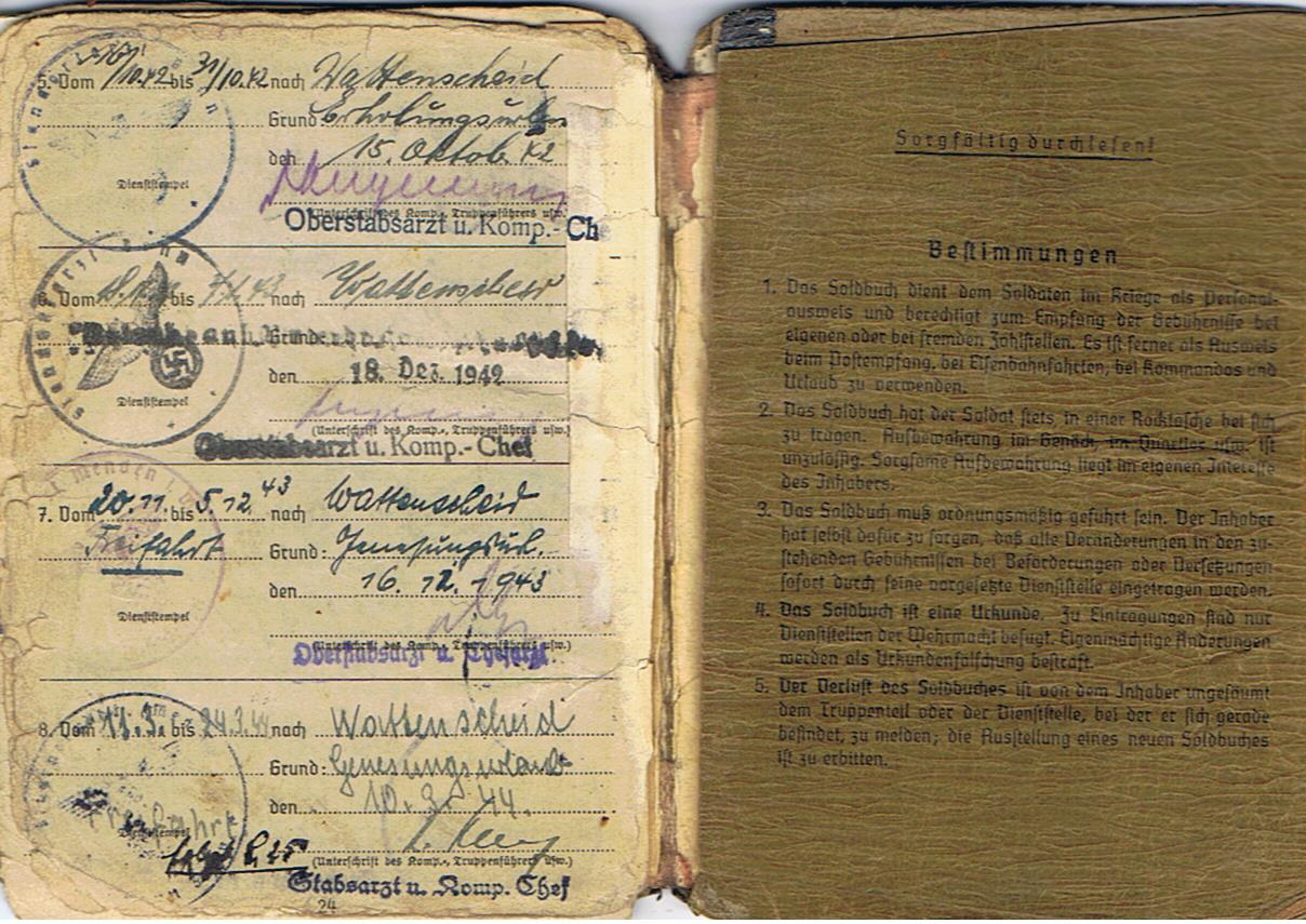Group Unterarzt doctor 26.Infanterie-Division France military hospitals Germany - Image 32