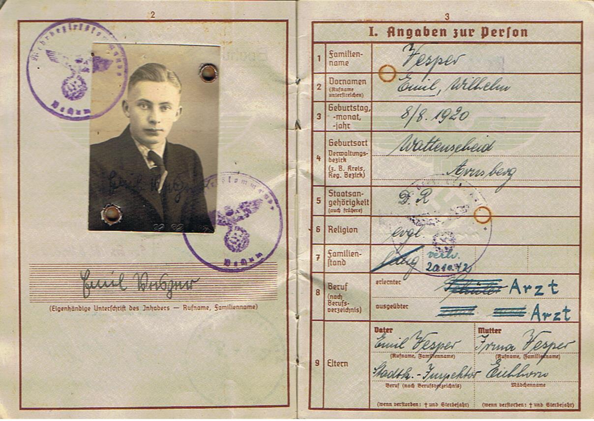 Group Unterarzt doctor 26.Infanterie-Division France military hospitals Germany - Image 8