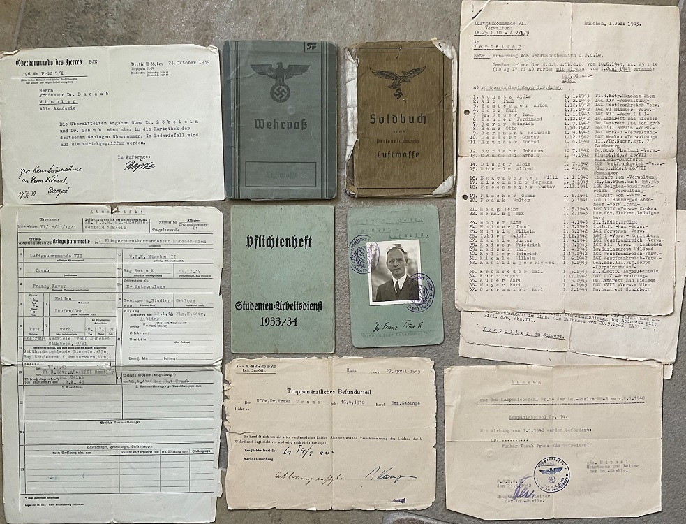 Group Regierungsrat weather station commander Luftwaffe airfields France Germany