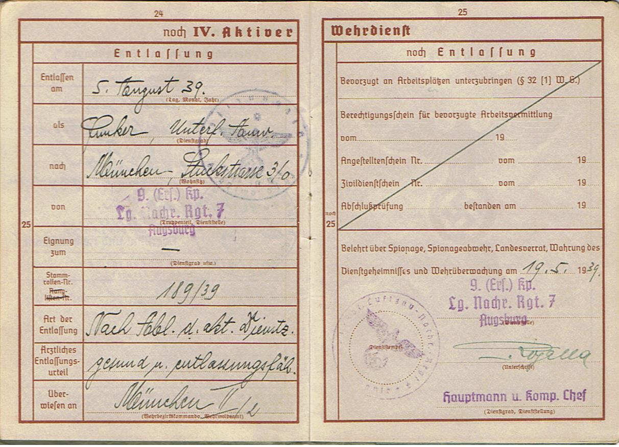 Group Regierungsrat weather station commander Luftwaffe airfields France Germany - Image 10