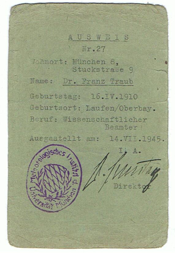 Group Regierungsrat weather station commander Luftwaffe airfields France Germany - Image 19
