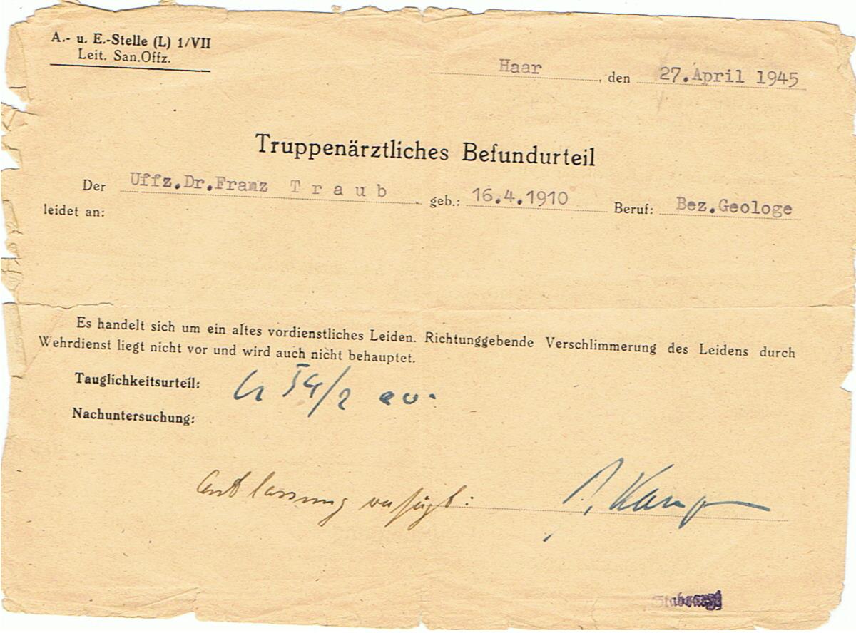 Group Regierungsrat weather station commander Luftwaffe airfields France Germany - Image 24
