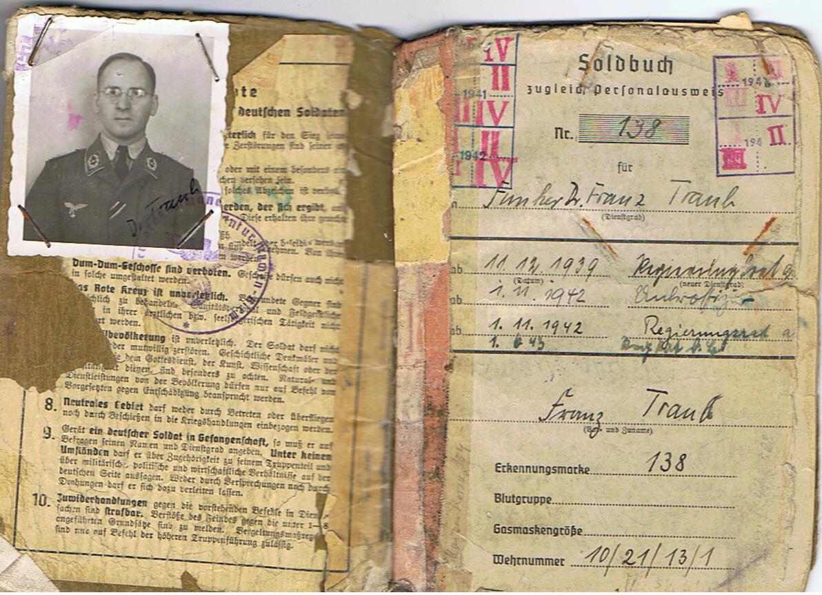 Group Regierungsrat weather station commander Luftwaffe airfields France Germany - Image 27