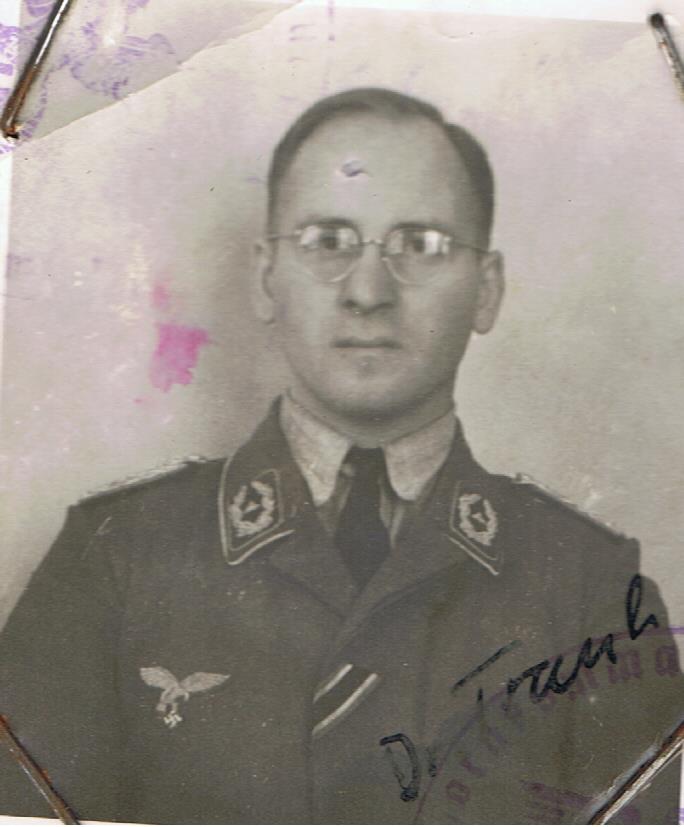 Group Regierungsrat weather station commander Luftwaffe airfields France Germany - Image 28