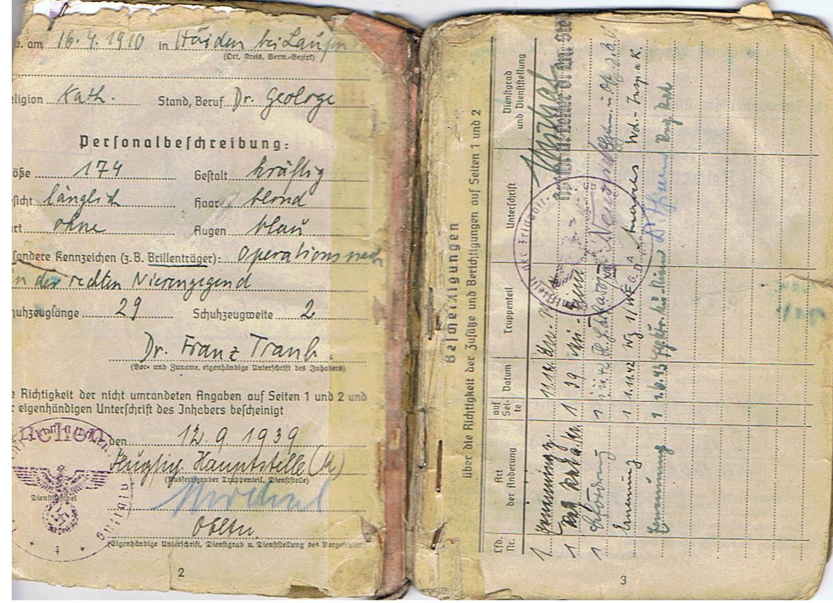Group Regierungsrat weather station commander Luftwaffe airfields France Germany - Image 29