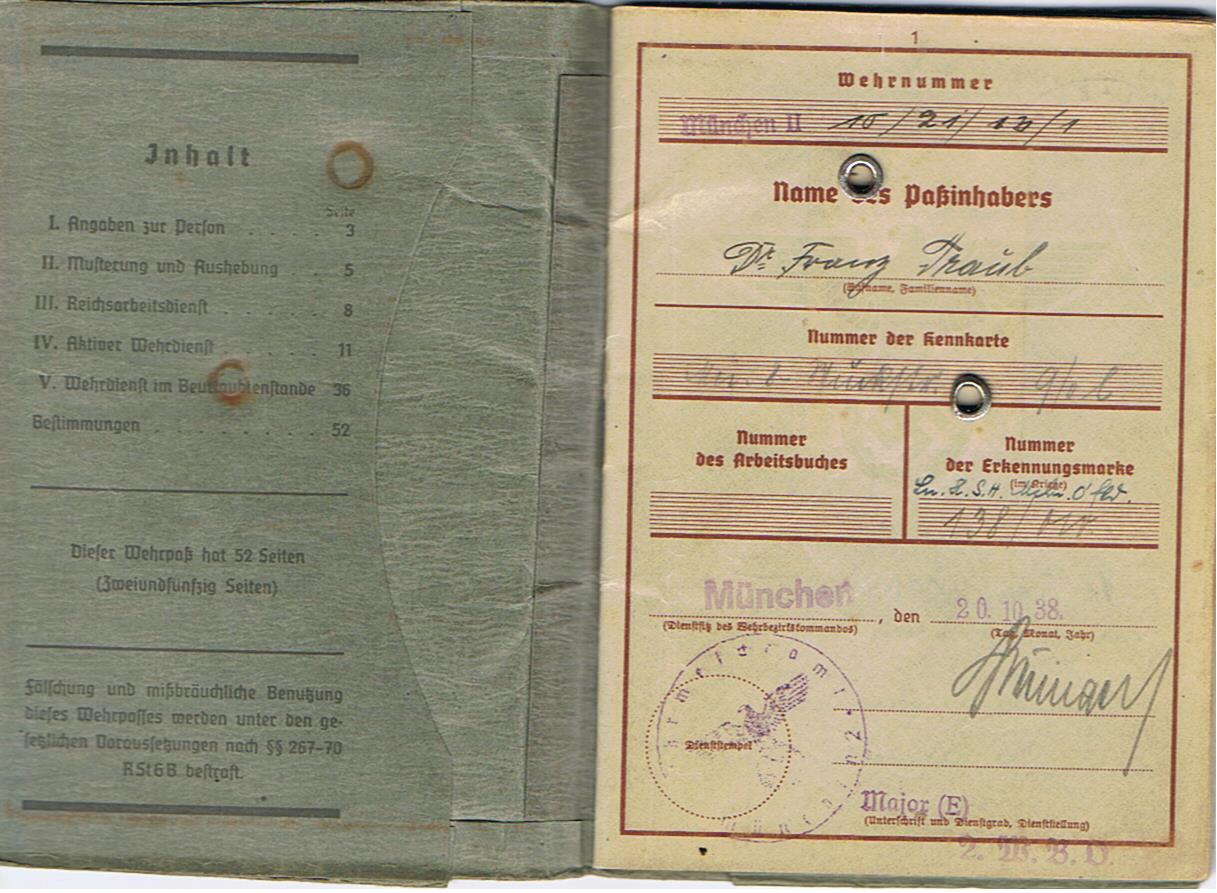 Group Regierungsrat weather station commander Luftwaffe airfields France Germany - Image 3