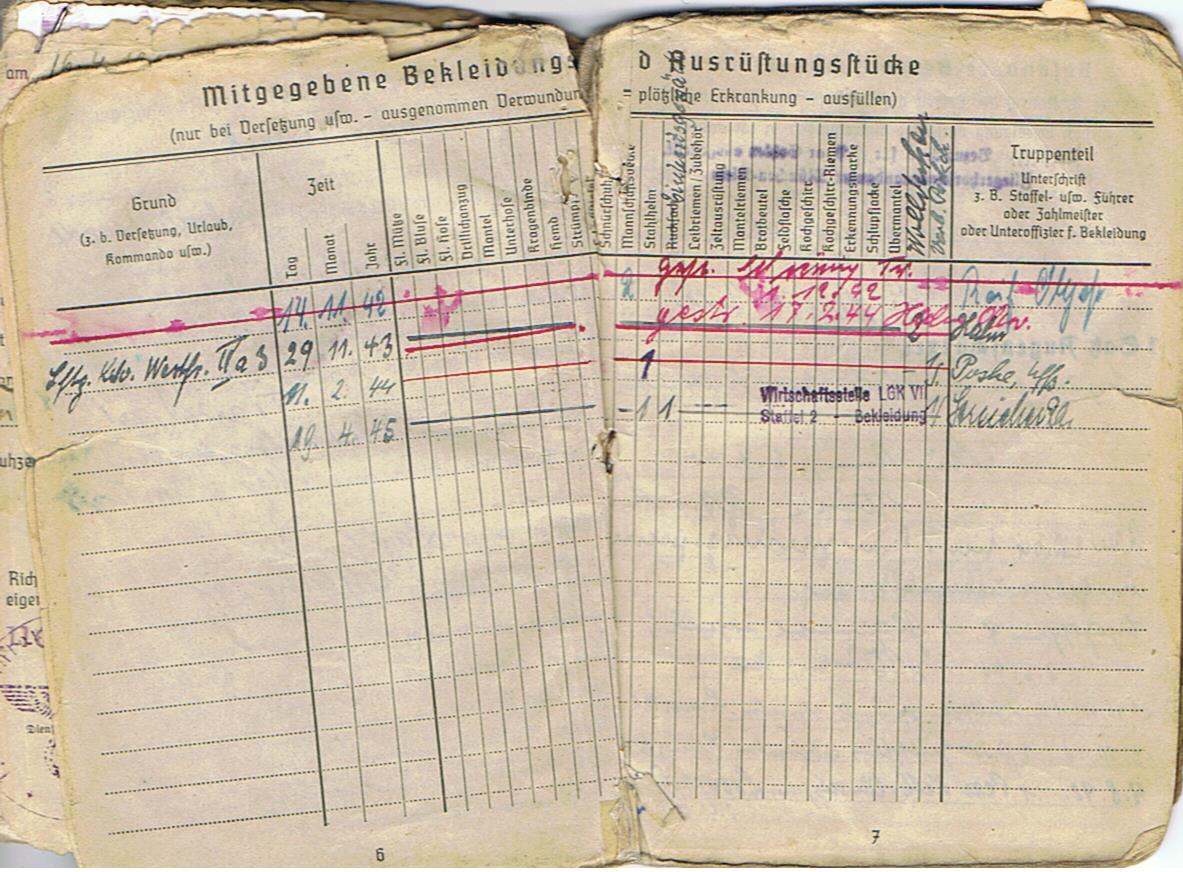 Group Regierungsrat weather station commander Luftwaffe airfields France Germany - Image 31