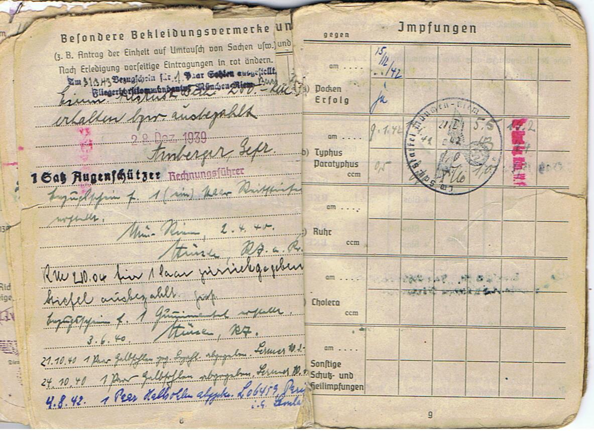 Group Regierungsrat weather station commander Luftwaffe airfields France Germany - Image 32