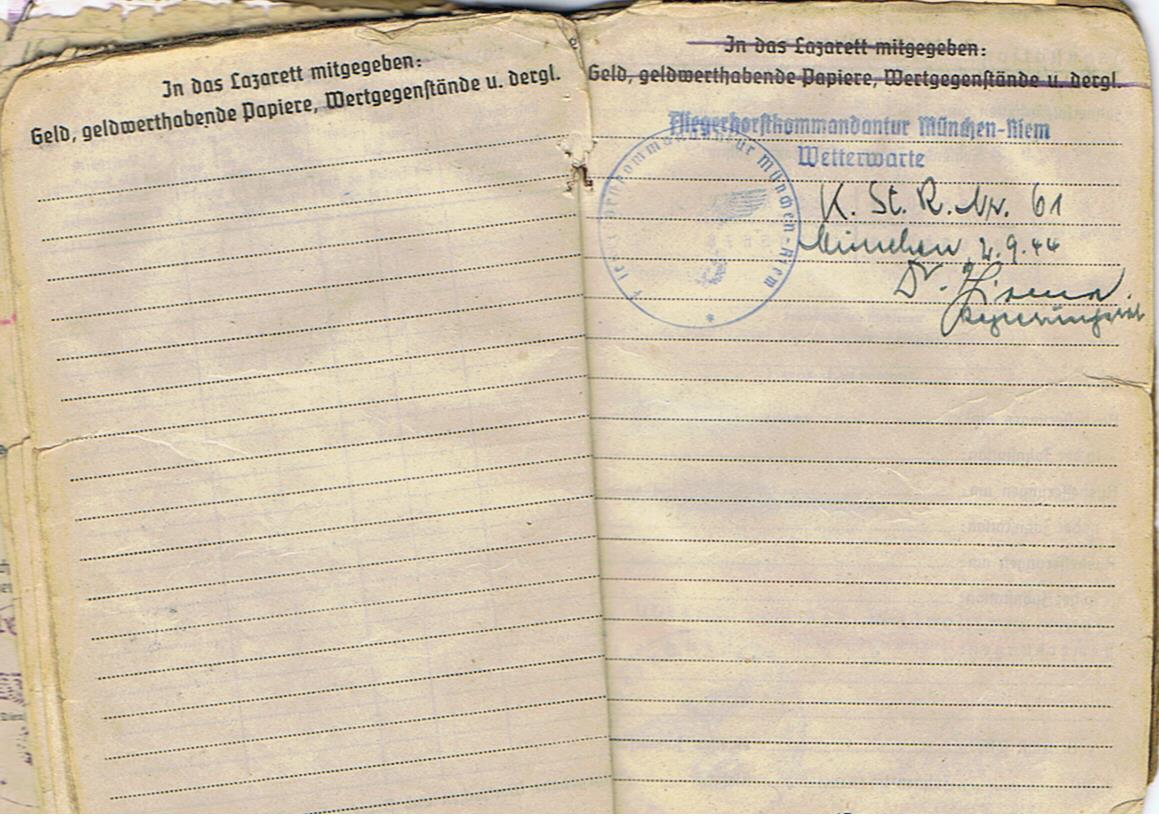 Group Regierungsrat weather station commander Luftwaffe airfields France Germany - Image 33