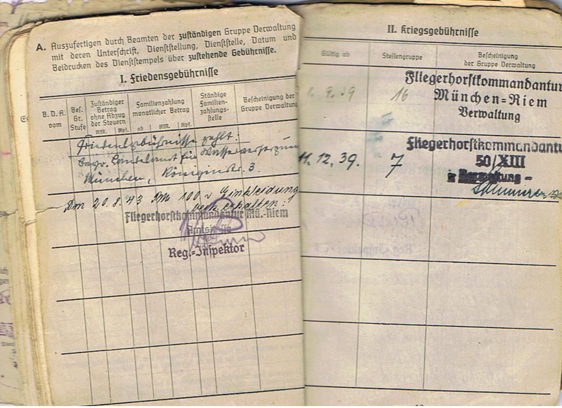 Group Regierungsrat weather station commander Luftwaffe airfields France Germany - Image 35