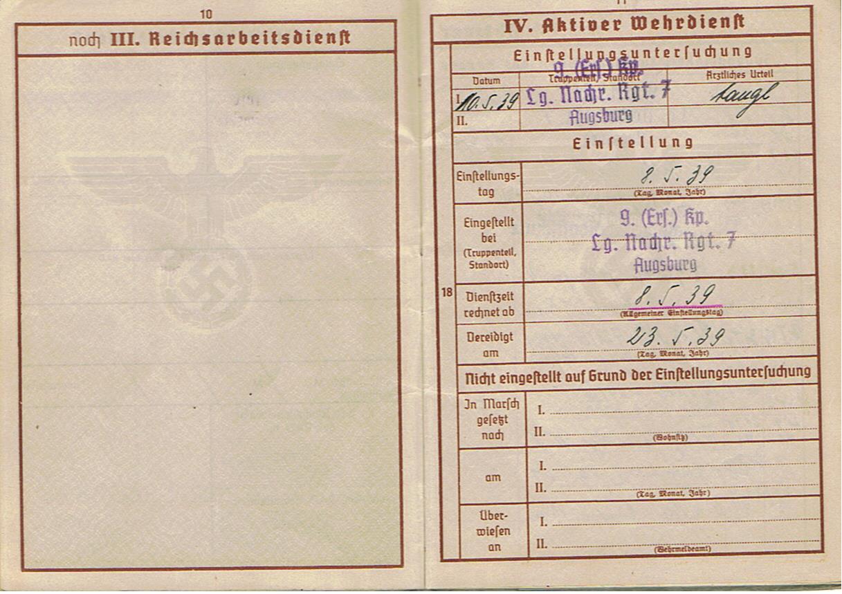 Group Regierungsrat weather station commander Luftwaffe airfields France Germany - Image 6