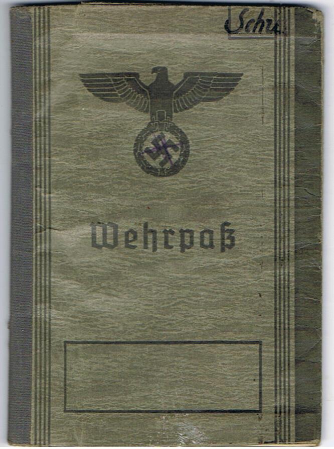 Wehrpass POW guard Landesschützen and fortress unit 280.ID Norway Narvik