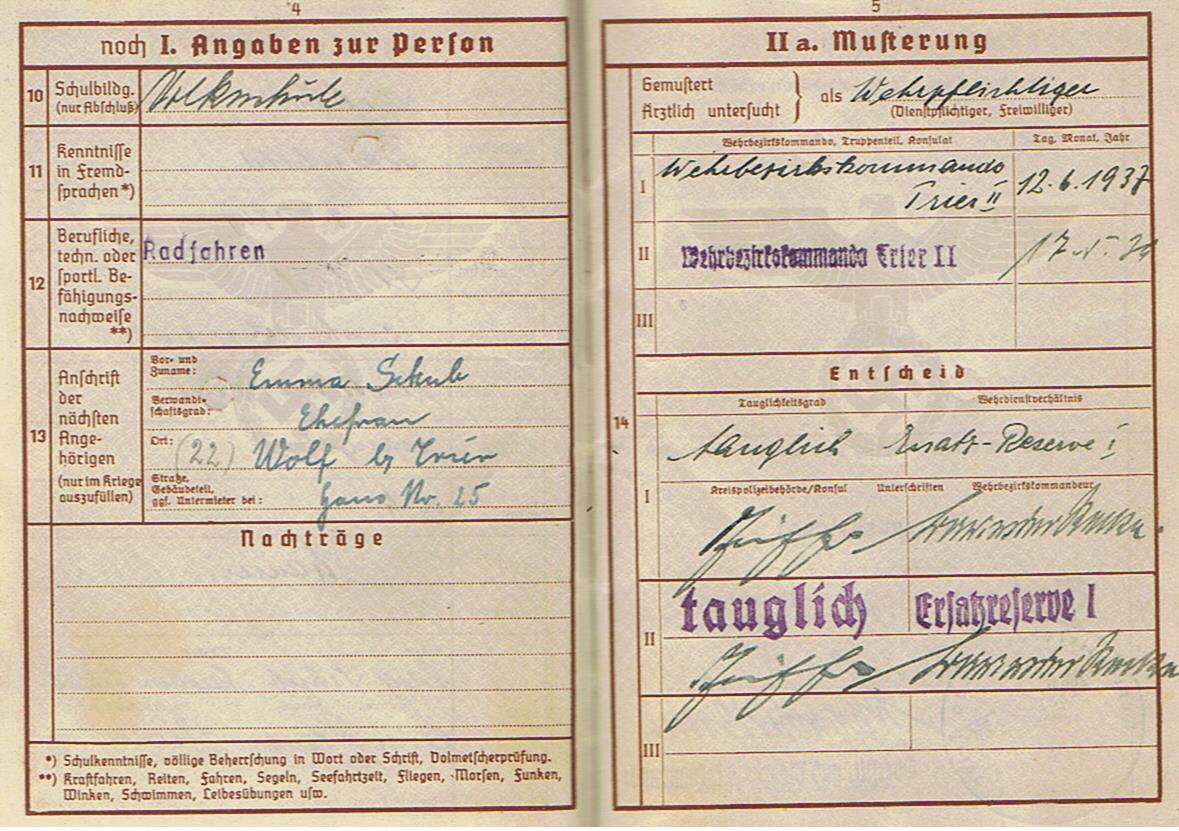 Wehrpass POW guard Landesschützen and fortress unit 280.ID Norway Narvik - Image 4