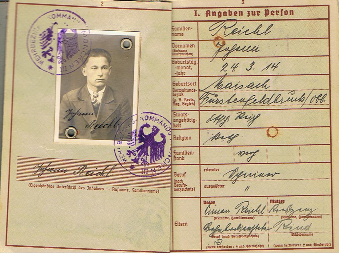 Wehrpass NCO Artillerie Beobachtungs-Abteilung 27 France Russia KIA 1942 Ukraine - Image 3