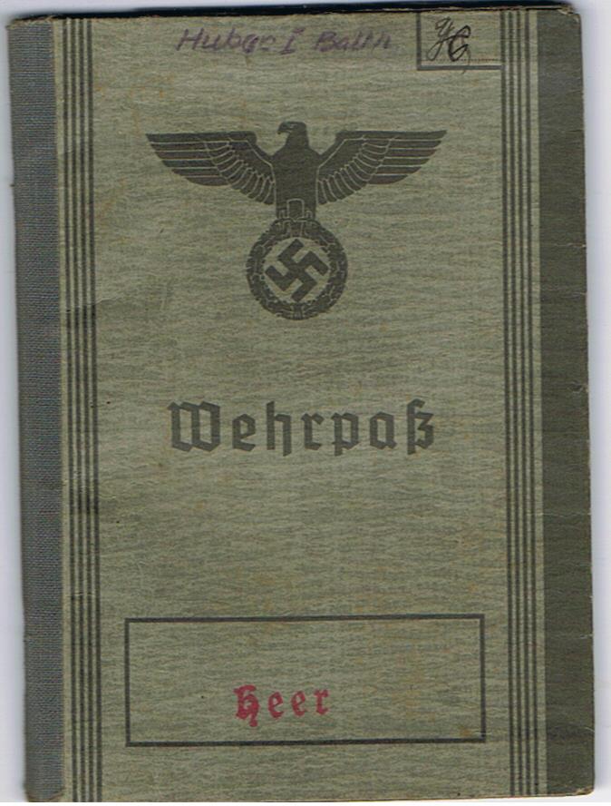 Wehrpass NCO Infanterie-Regiment 468 268.Infanterie-Division France Russia