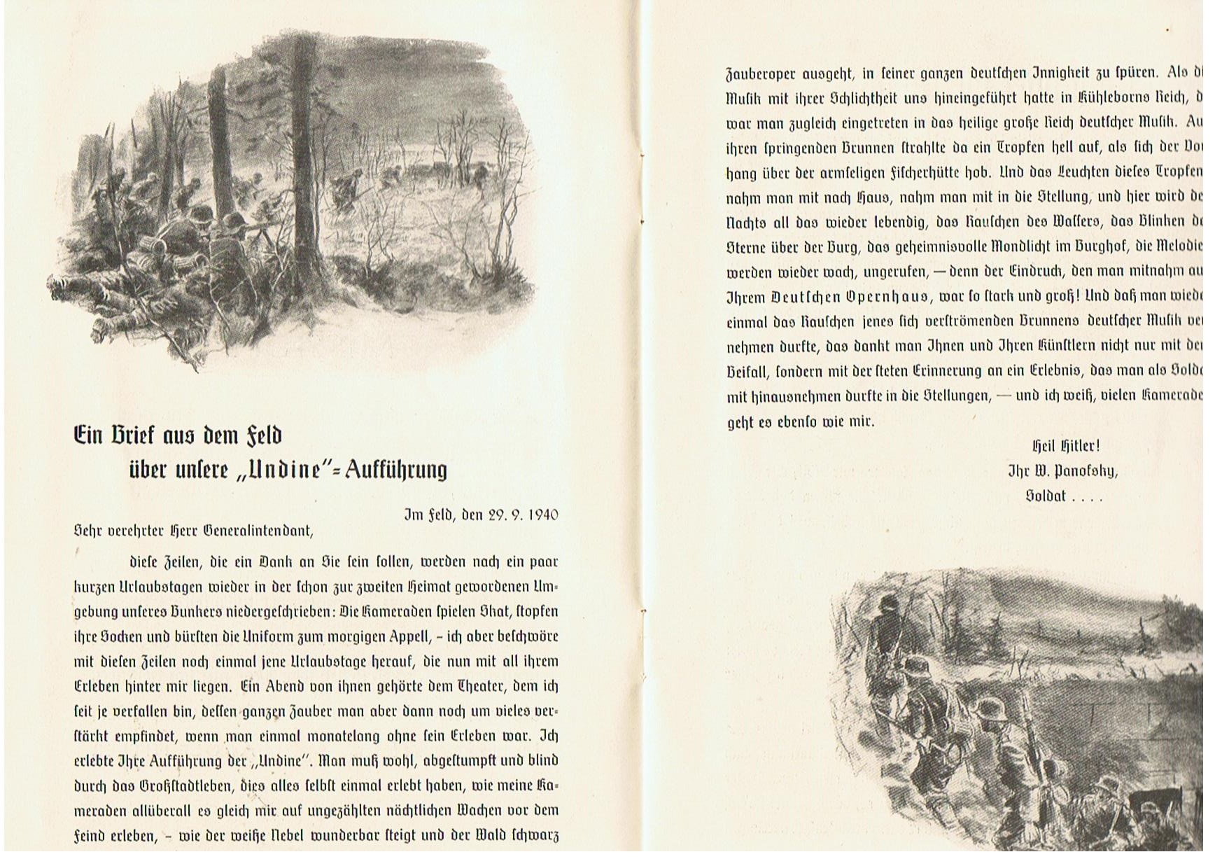 Deutsches Opernhaus Berlin opera program booklet Verdi 1940 - Image 3