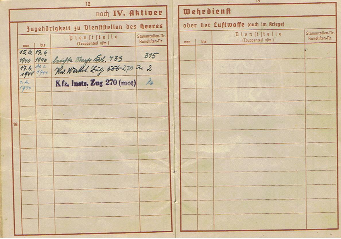 Wehrpass group vehicle mechanic 270.Infanterie-Division Tromsö Norway - Image 11