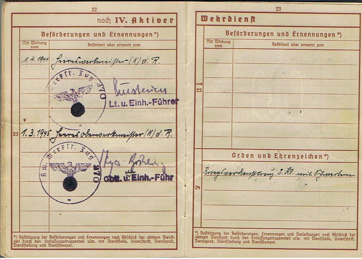 Wehrpass group vehicle mechanic 270.Infanterie-Division Tromsö Norway - Image 13