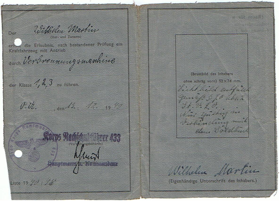 Wehrpass group vehicle mechanic 270.Infanterie-Division Tromsö Norway - Image 3