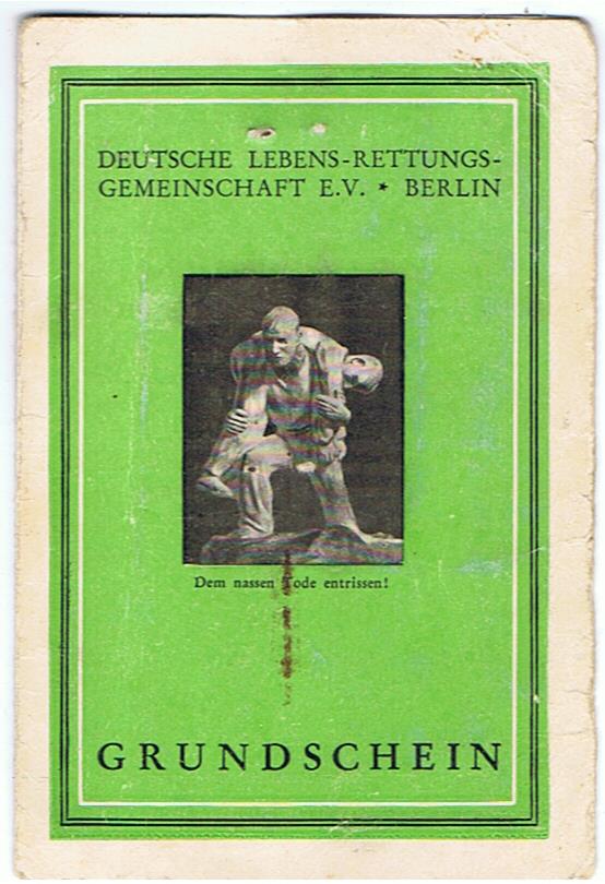License German Life Saving Association HJ boy 1944 - Image 2