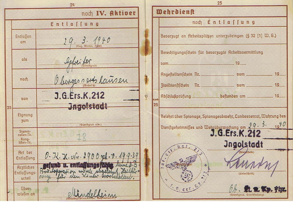 Passes Gefreiter WW1 artillery France Belgium EK2 WW2 Infantry - Image 11