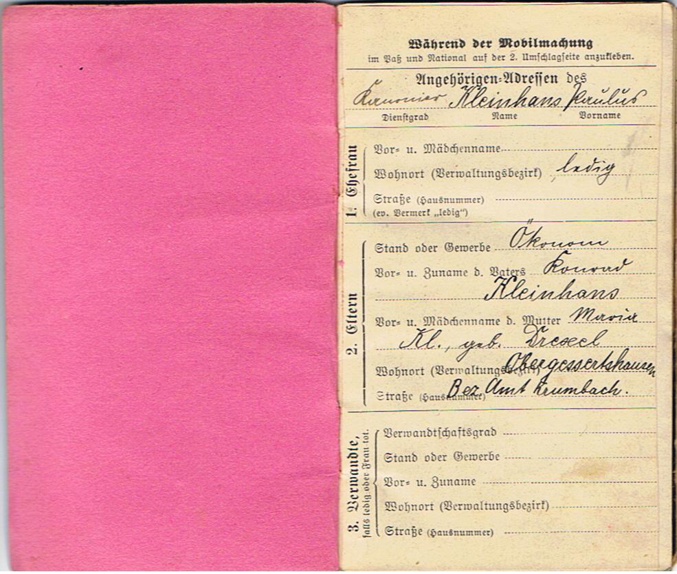 Passes Gefreiter WW1 artillery France Belgium EK2 WW2 Infantry - Image 15