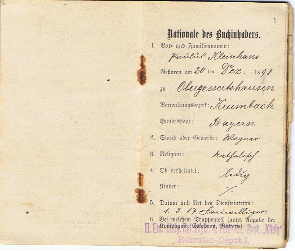 Passes Gefreiter WW1 artillery France Belgium EK2 WW2 Infantry - Image 16