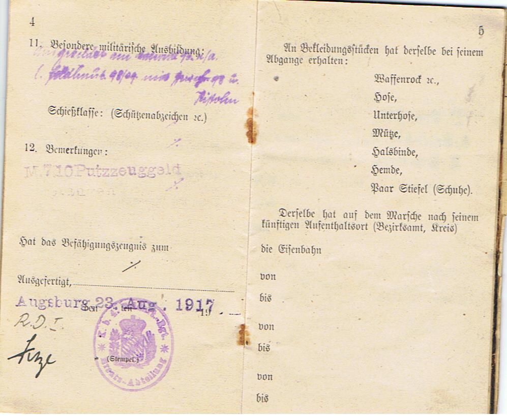 Passes Gefreiter WW1 artillery France Belgium EK2 WW2 Infantry - Image 18