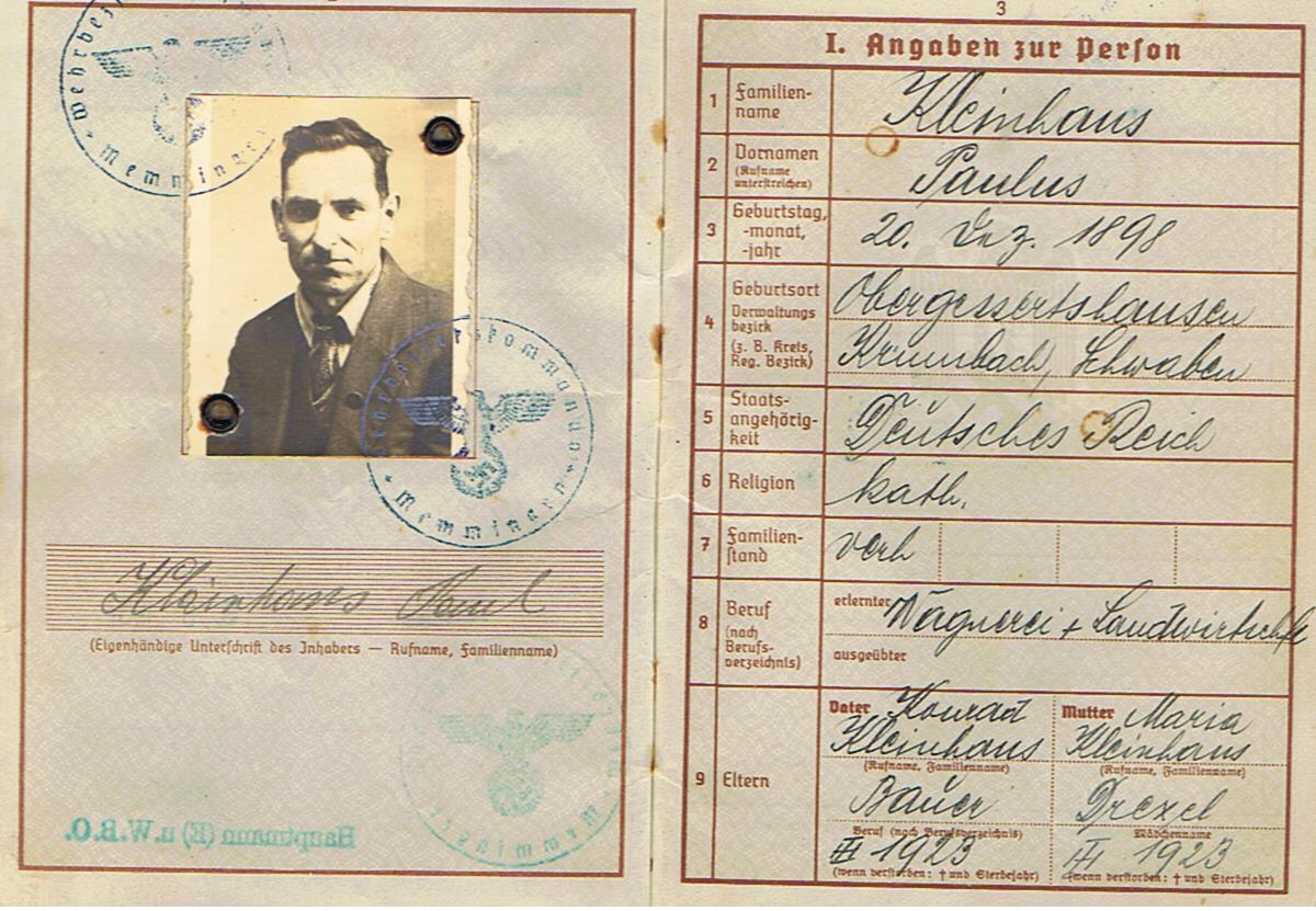Passes Gefreiter WW1 artillery France Belgium EK2 WW2 Infantry - Image 5