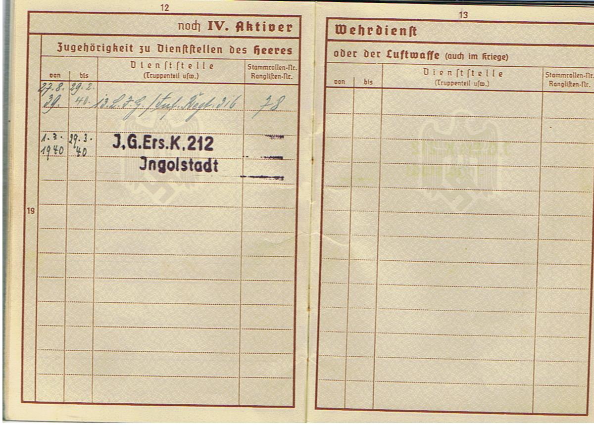 Passes Gefreiter WW1 artillery France Belgium EK2 WW2 Infantry - Image 8