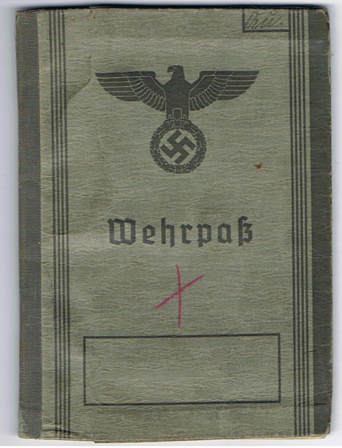 Wehrpass Gefreiter Nachrichten-Kompanie 435 35.Armee-Korps KIA 1941 Russia