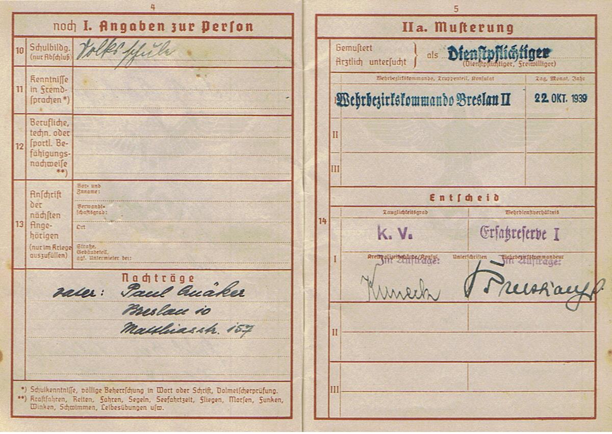 Wehrpass Gefreiter Nachrichten-Kompanie 435 35.Armee-Korps KIA 1941 Russia - Image 4