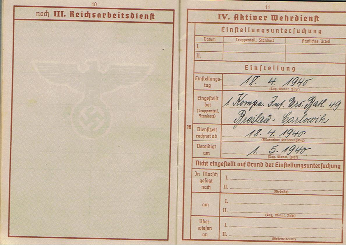 Wehrpass Gefreiter Nachrichten-Kompanie 435 35.Armee-Korps KIA 1941 Russia - Image 5