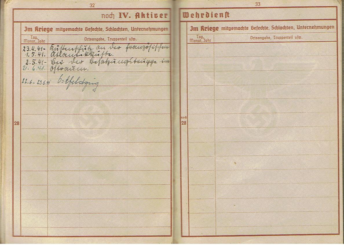 Wehrpass Gefreiter IR463 263.Infanterie-Division Russia VWA Silver - Image 11