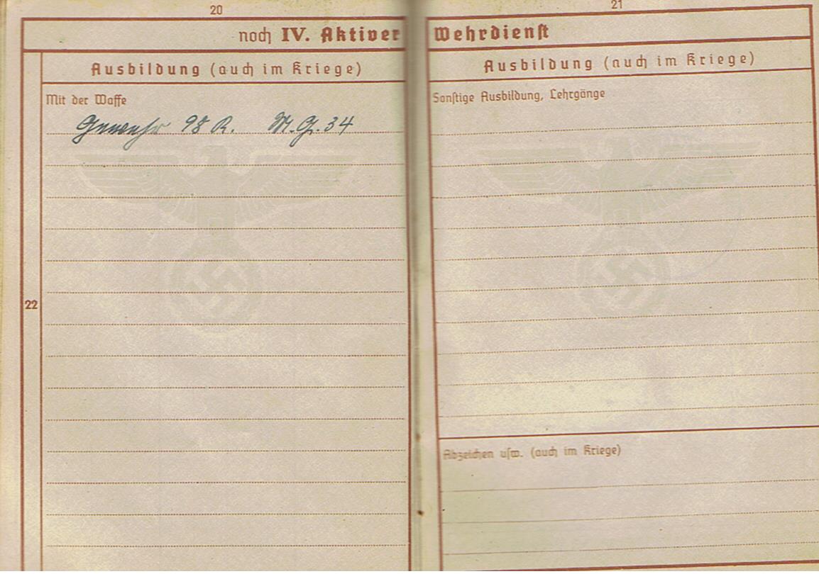 Wehrpass Gefreiter IR463 263.Infanterie-Division Russia VWA Silver - Image 8