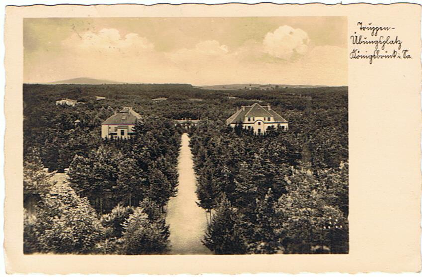 Post card Truppenübungsplatz Königsbrück 1938