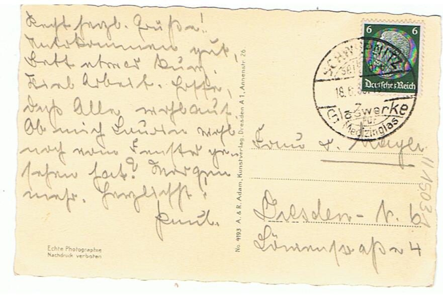 Post card Truppenübungsplatz Königsbrück 1938 - Image 2