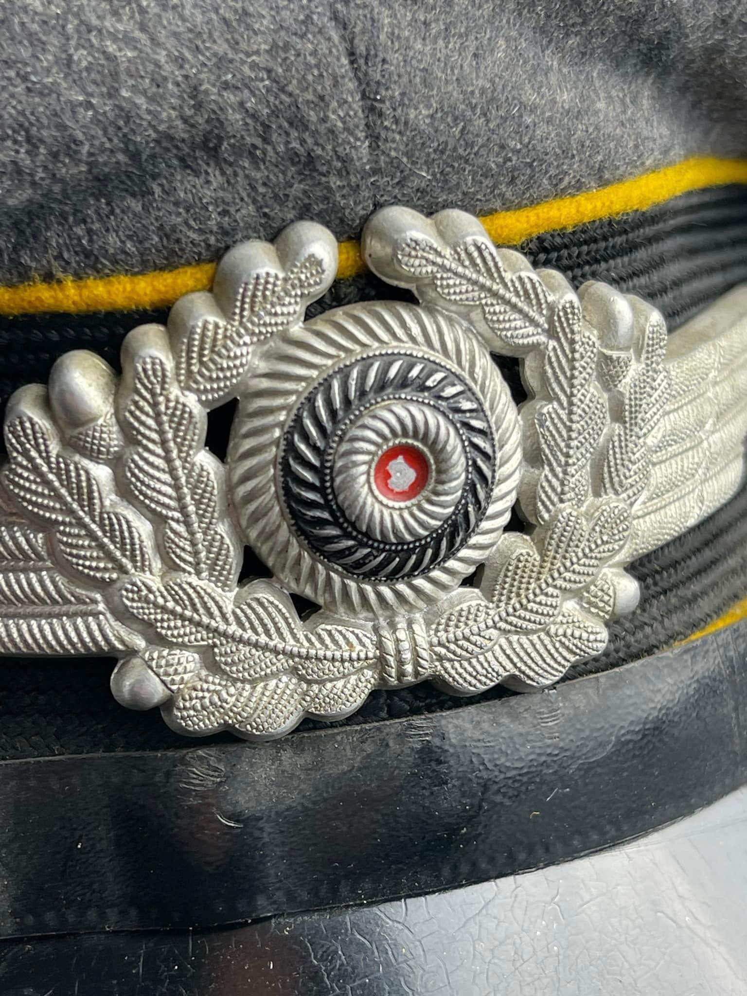 Luftwaffe visor Schirmmütze NCO Unteroffizier aviation or FSJ - Image 10