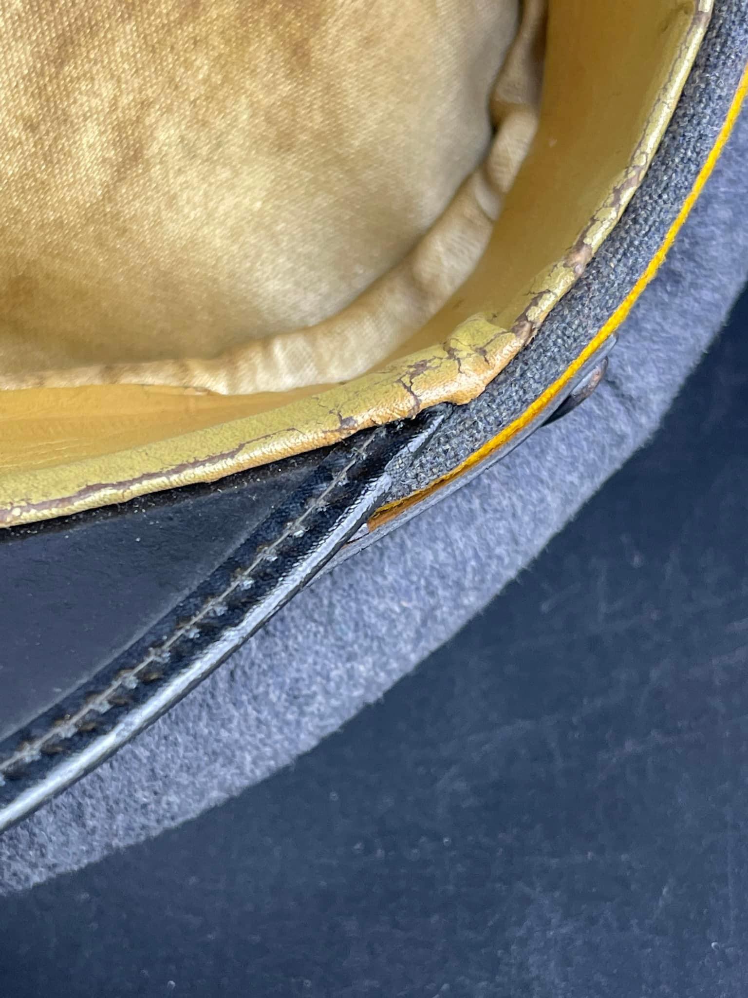 Luftwaffe visor Schirmmütze NCO Unteroffizier aviation or FSJ - Image 9