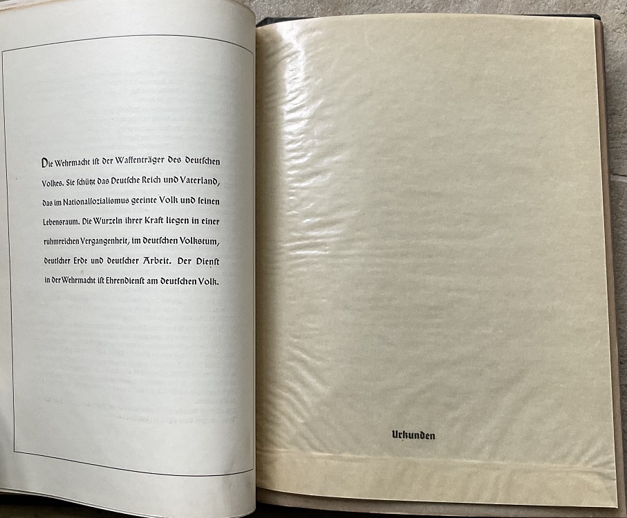 Ehren Chronik (Honour Chronicle) Soldiers Remembrance Book St.Wendel 1943 - Image 15