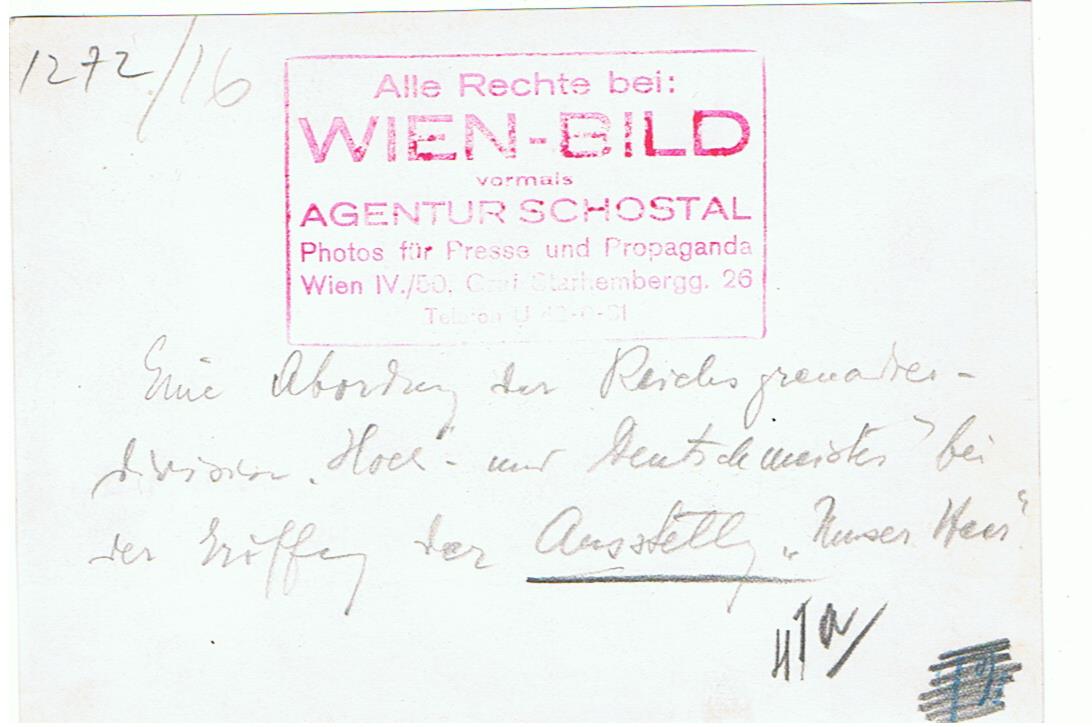 Press photo soldiers of Division Hoch und Deutschmeister - Image 2