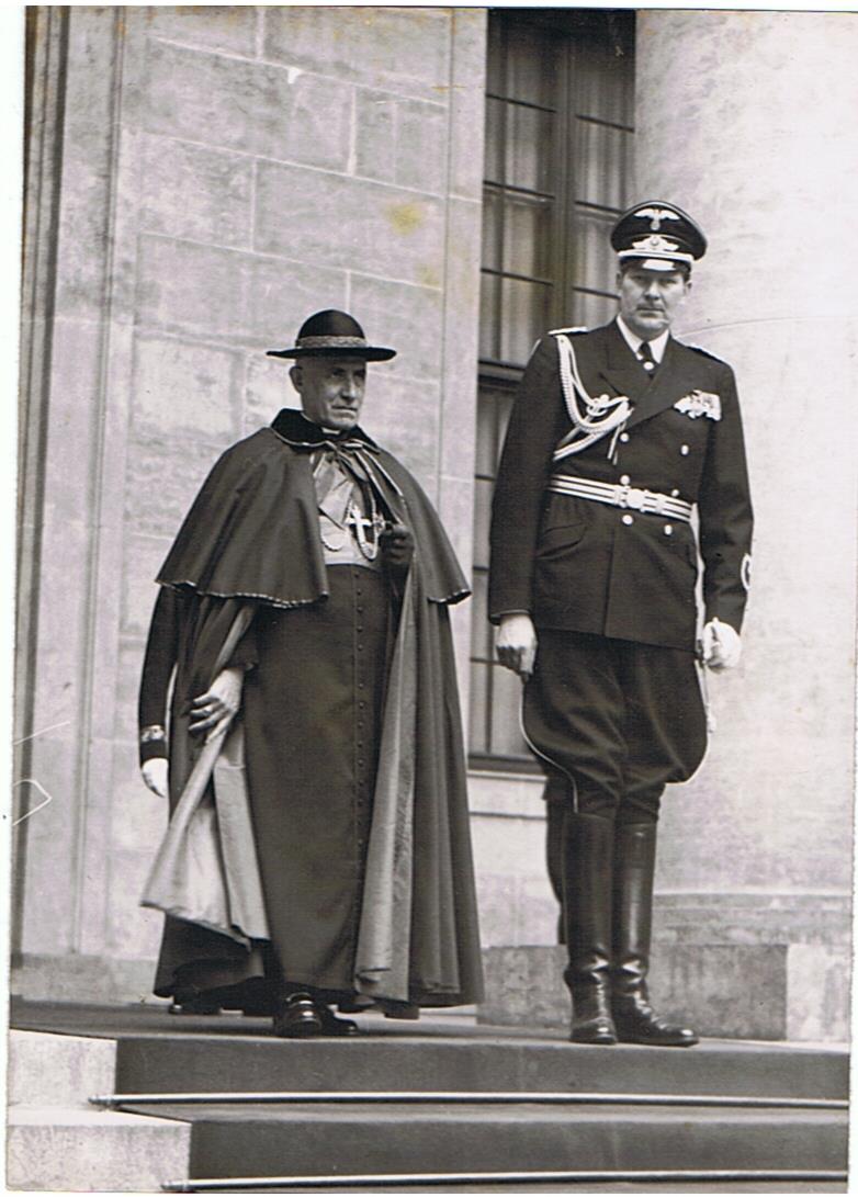 Press photo nuntius Cesare Orsenigo Berlin Reichskanzlei