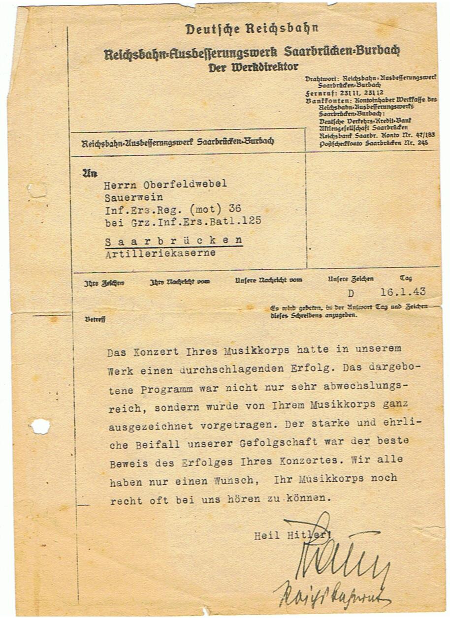 Passes musician conductor Reichskulturkammer Reichsmusikkammer Darmstadt 1938-1944 - Image 3