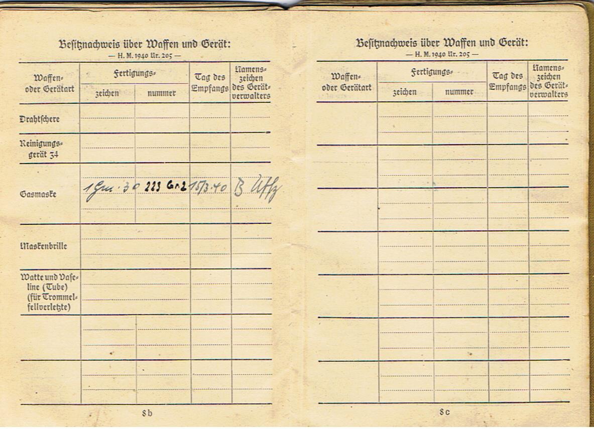 Soldbuch army Wallmeister Walloberwachtmeister Westwall and Stab General Besell Gustav Line Italy 1944 - Image 8